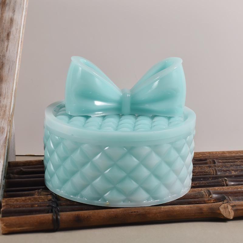 Форма для кристаллической капли из смолы, гипса, кожи, пледа, банта, коробки для хранения, формы для ювелирного стола, силиконовая форма