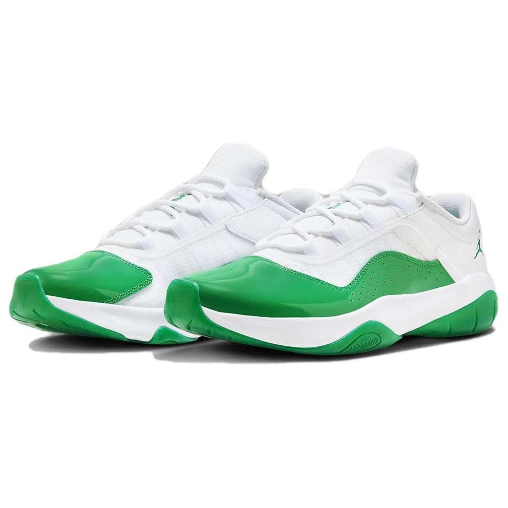 Air Jordan 11 CMFT Low White Lucky Green Women Sneakers DV2629-131