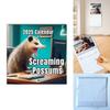2025 Screaming Possum Calendar Featuring Adorable Artwork For Unique Home Decor Gifts
