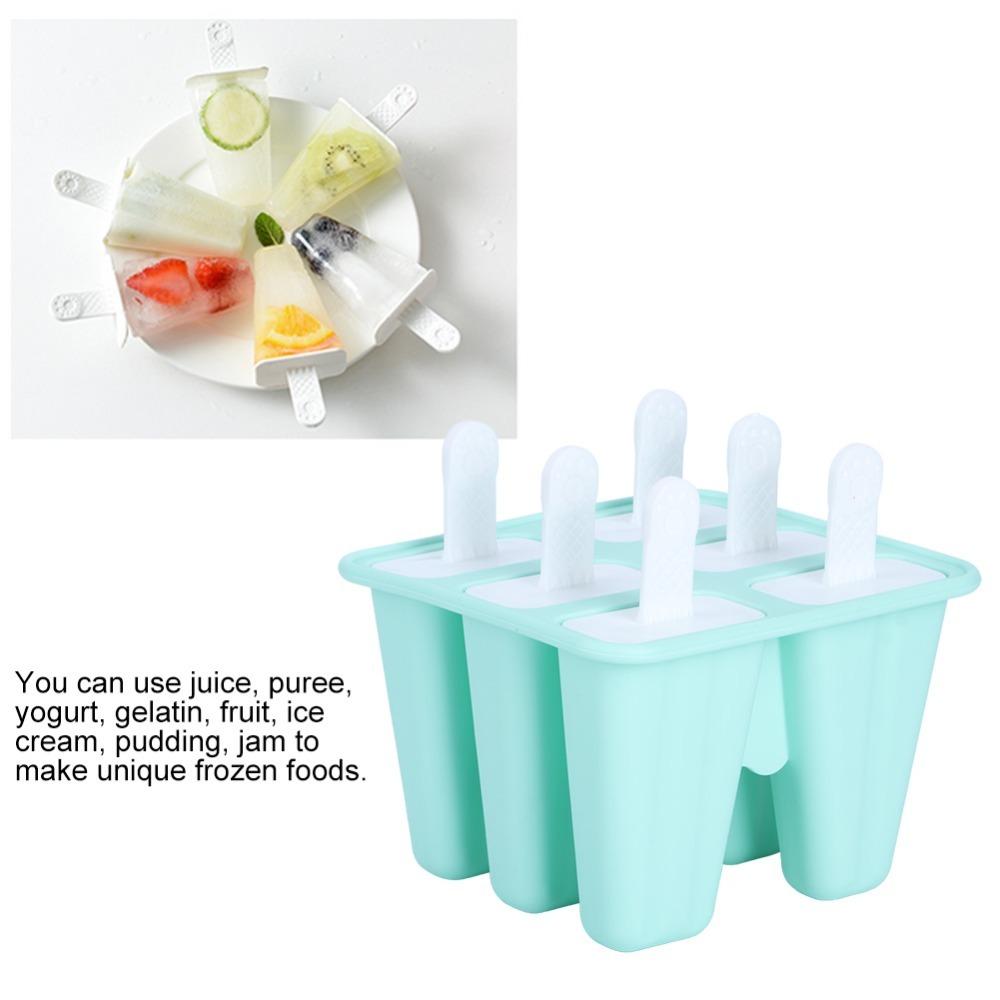 Reusable Ice Cream Mould Easy Release Silicone Mold Durable Ice Cream Mold  DIY Ice Cream
