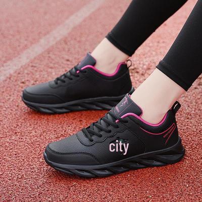 Женские водонепроницаемые повседневные кроссовки Johnny Danlai из кожи — нескользящие, теплые, из хлопка для осени/зимы.