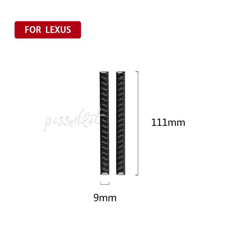Наклейка на центральный воздухозаборник из углеродного волокна 3D для Lexus IS250 300H, аксессуары для украшения салона автомобиля
