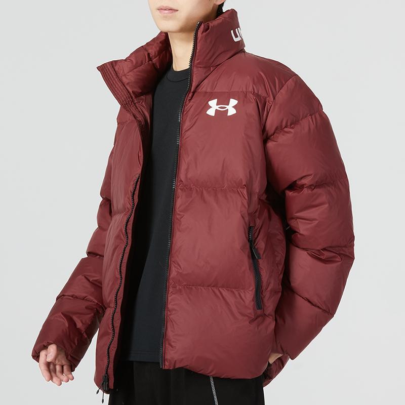 Under Armour Мужская пуховая куртка бордовая 1375449-690