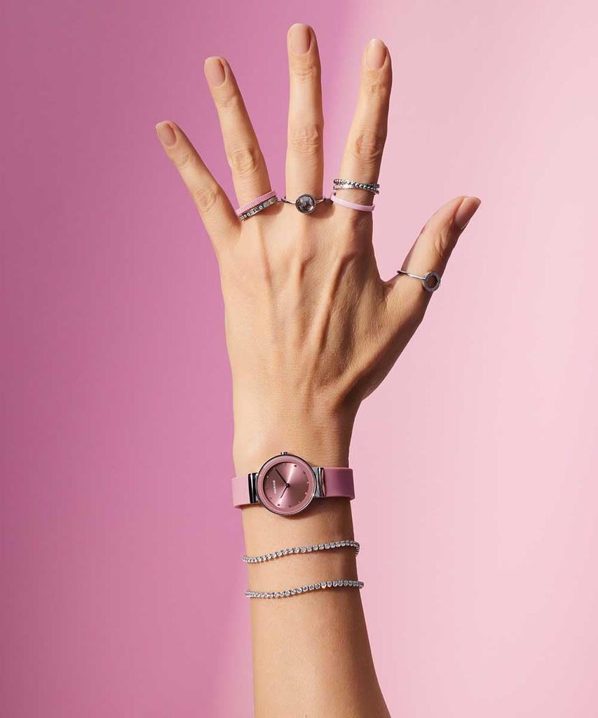 BERING COLOURFUL Летний Розовый 10129-909 (BERING Цветной Летний Силиконовый Каучук Розовый)