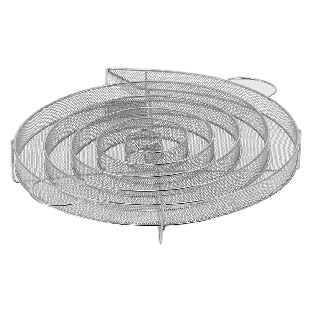Round Shape Cold Smoke Generator Barbecue Net Stainless Steel Smoker Tray Bacon for Smoked Meat