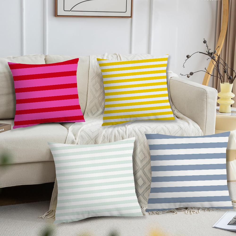 Minimally Stripes cushion cover For Pillow Printing Sofa Decoration Home Car Room Coffee Shop Office Nordic Simplicity