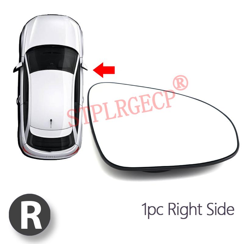 1 PC Door Wing Mirror Glass Heated Left Right Side Car-styling Rearview Mirror for Toyota Yaris Hatchback Vitz XP130 2011-2017