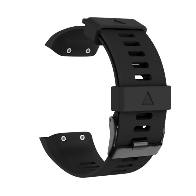 Силиконовый ремешок для часов с черной застежкой для Garmin Forerunner 35