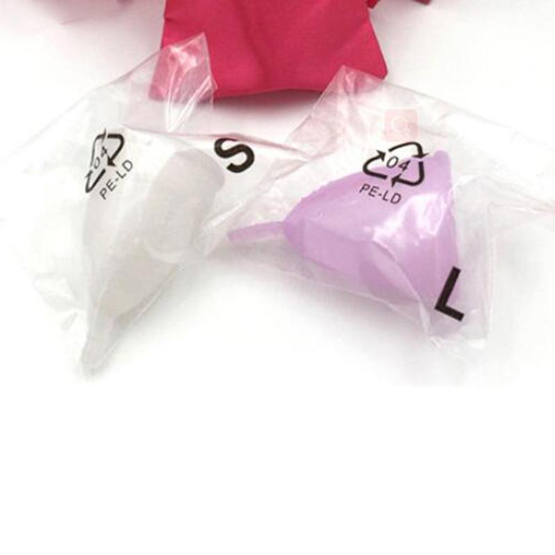 Многоразовая силиконовая менструальная чаша, мягкая женская гигиена, размер продукта M/L