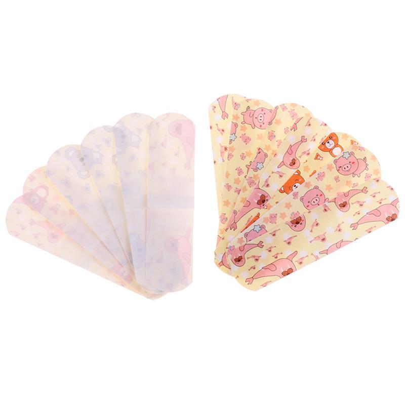 120Pcs/Set Band-Aid Pattern Adhesive Plaster Bandage Breathable Waterproof Stick Bandaids Cartoon Kawaii Band Aid