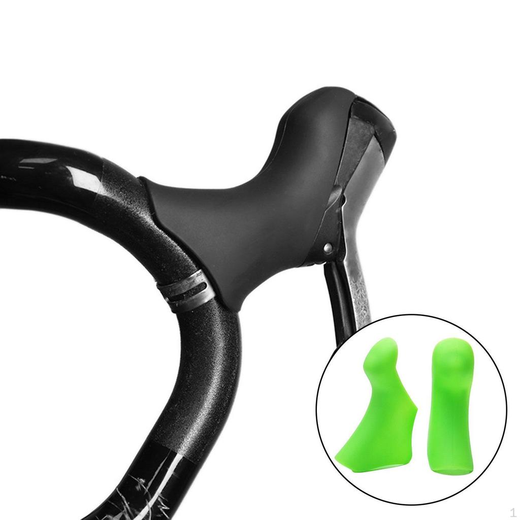 2 шт. чехлы на рычаг переключения передач велосипеда, чехол на ручку, противоскользящий силиконовый дорожный велосипед