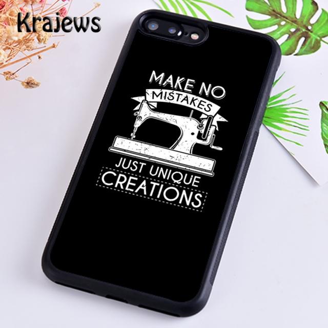 Krajews Sewing Heartbeat Soft Phone Case Cover For IPhone 18 17 Air 16 15 14 plus 11 12 13 pro max Plus coque Shell Fundas