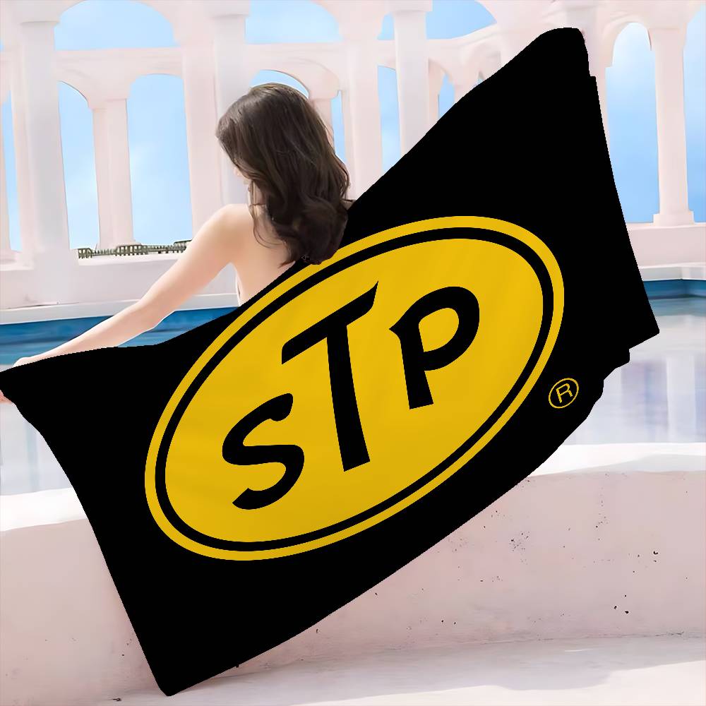 S-STPs Motor Car Oil Microfiber Printed Beach Towel Mountain Climbing Yoga Beach Swimming Running Absorbent Soft Towel