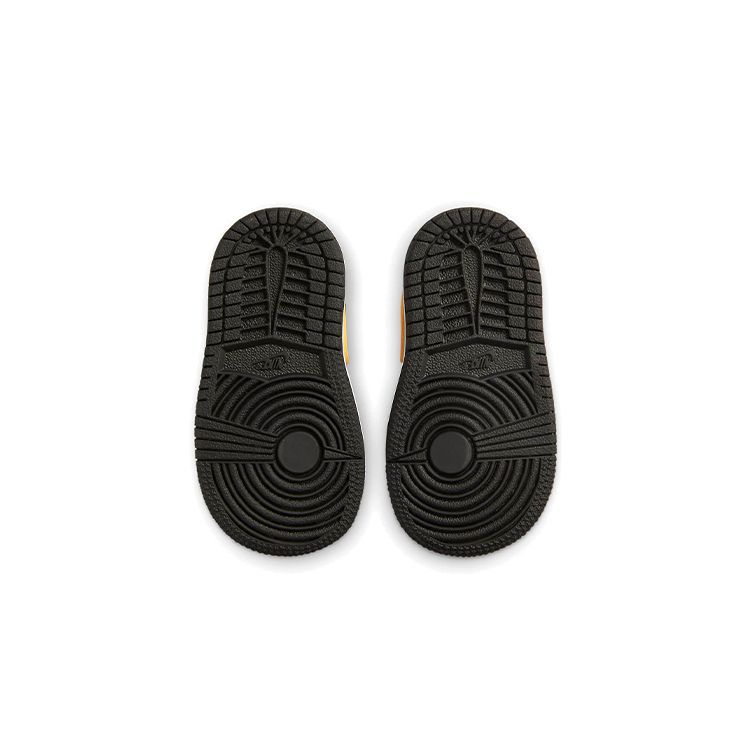 Кроссовки Air Jordan 1 Mid TD Black University Gold Baby White Pollen 640735-177