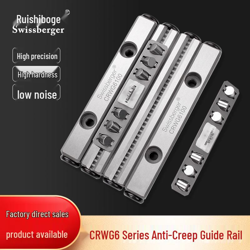 Ruishibo Anti-Creep CRWG6 Crossed Roller Bearing Guide Rail Replacement Slide Rail THK/IKO Compatible