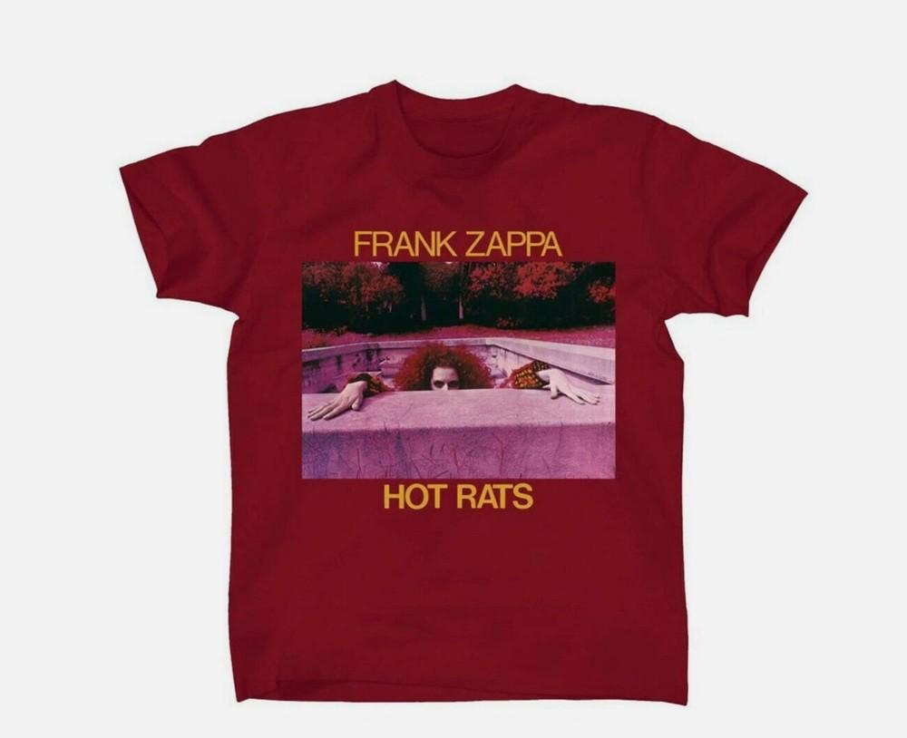 Frank Zappa Hot Rats Album T shirt Red Retro Size S To 5XL Unisex T-Shirt