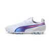 King Ultimate Comfortable Lightweight Mg Artificial Grass Football Shoes Men Football Shoes White Blue 107868-02