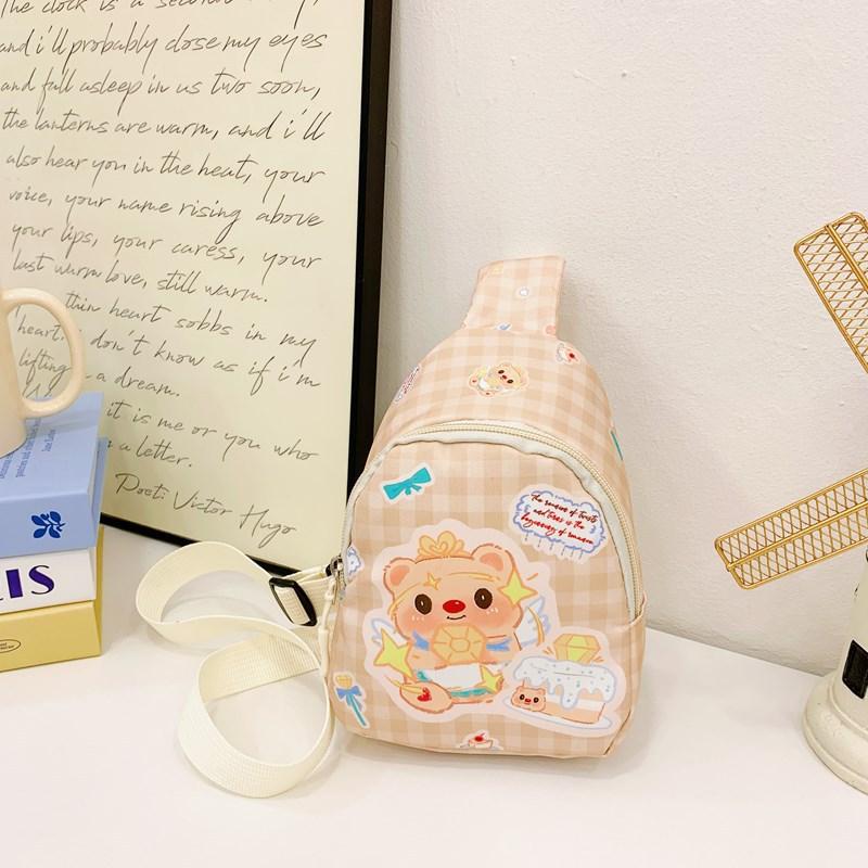 Школьная сумка новая сумка мультяшный милый медведь через плечо маленький рюкзак сумка для смены подгузников для малыша нагрудная сумка