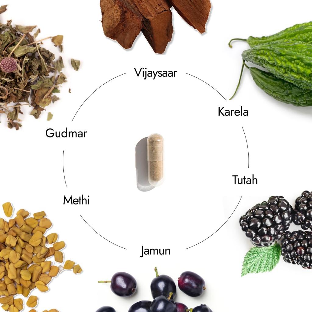 Kapiva Dia Free Ayurvedic Capsules For Daily Metabolic Wellness Energy Balance And Herbal Nutrition Support Pack Of 1 60 Capsules