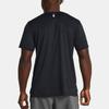 Under Armour Футболка с коротким рукавом и круглым вырезом, дышащая, с логотипом, мужская, черная 1382582-001