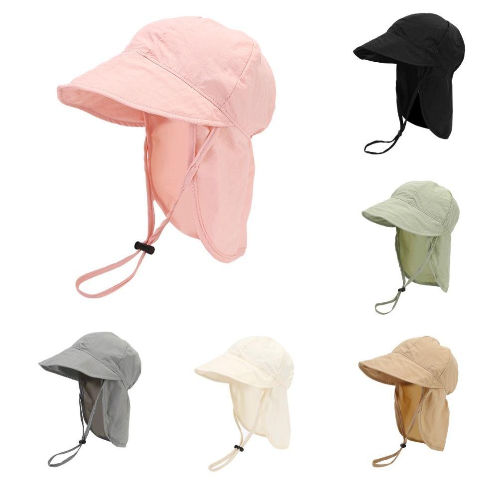 with Shawl Summer Baby Sun Hat Quick Dry UV Protection Hat New Outdoor Activities Cap Beach