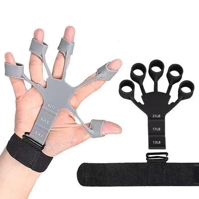 Упражнение Finger 5 Finger Силиконовый запястный тянущий инструмент для растяжки пальцев Тренажер для рук Силовые упражнения