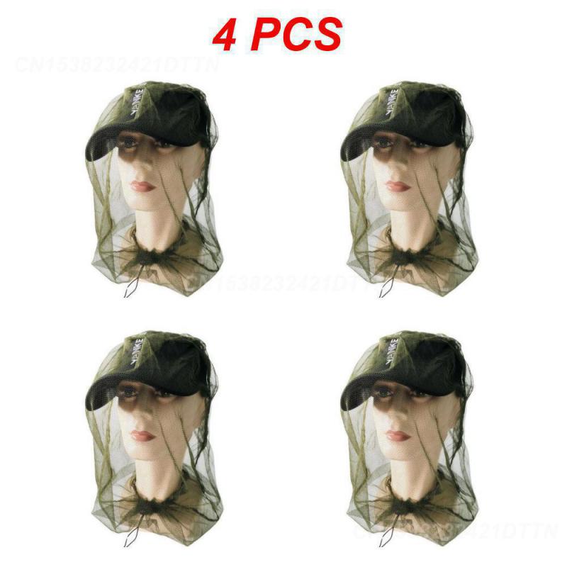 2/3/4 шт. сетка от насекомых, защита от пчел и насекомых, абсолютная защита от насекомых, компаньон для приключений, сетка от насекомых, шапка-сетка
