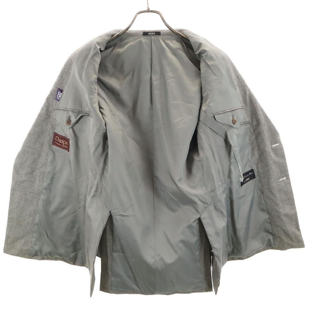 CHAPS RALPH LAUREN 80-е 90-е Seibu Индивидуальный пошив Старый Гленчек двубортный пиджак Мужской Б/У
