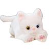 Hyack Plush Cat Pillow Toy, Fluffy, Realistic, Cute Gift, Black Cat (White) [Used]