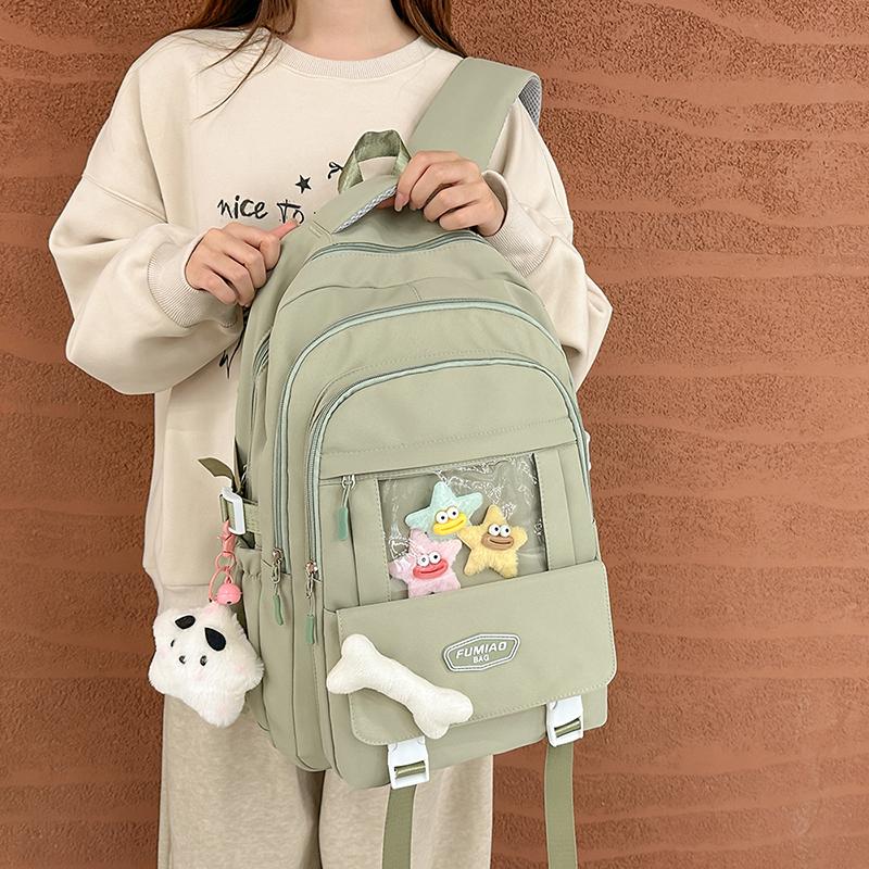 Школьный рюкзак для средней школы, женский, большой емкости