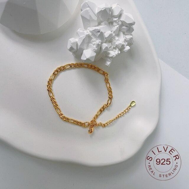 Минималистичные браслеты из стерлингового серебра 925 пробы с сердечками LOVE для женщин, новые модные винтажные ювелирные изделия ручной работы на день рождения, подарки