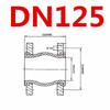 Резиновая компенсационная муфта Jundingying DN125 фланцевая