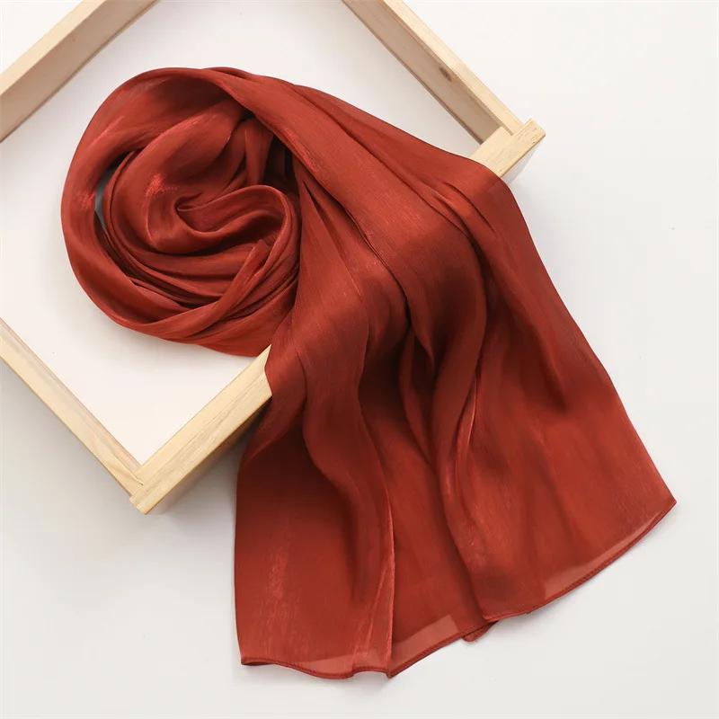 New Modal Jersey Hijab Scarf for Women Stretch Shawl Plain Muslim Headband Fashion Solid Color Long Muffler 180*70cm Neckerchief