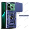 Funda для Tecno Pova 6 Pro 5G (ЛИ9) 6,78-дюймовый чехол-слайд для камеры с кольцом-подставкой, защитный чехол для Tecno Pova 6 Pro, противоударный чехол