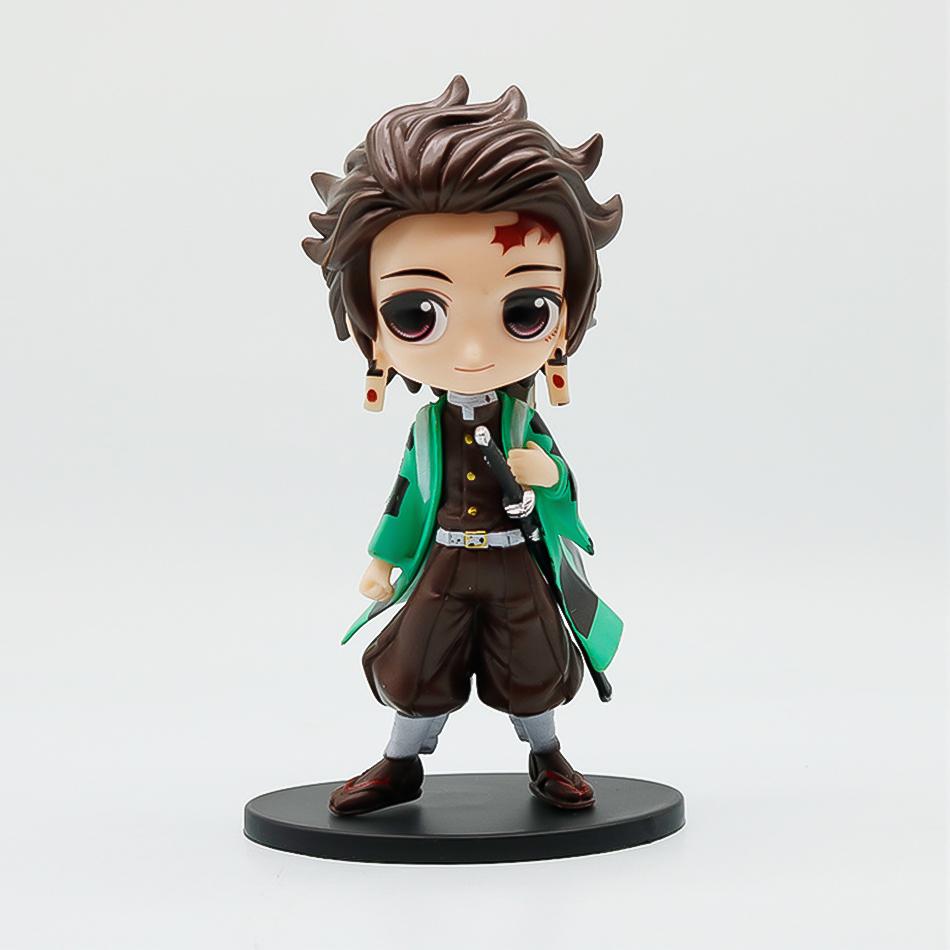 8pcs/kit 2026 Latest  Demon Slayer Tanjiro Kamado Nezuko Animation Figure Miniature Playthings Decoration Piece Playthings Mystery Case Decoration