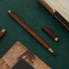 0.5mm Vintage Brass Wooden Pencil Portable Eternal Pencil 3 Colors Wooden Pencil Sketching