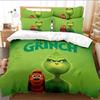 Серия «Гринч Зеленые Волосы», трехпредметный 3D цифровой пододеяльник, комплект для шлифовки