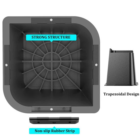 4 шт. подставки для кровати 2/3/4 дюйма, подъемные опоры, 5000 фунтов, сверхмощные мебельные подставки, подставки для высоты стола для стула, дивана, стола