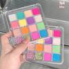 16-цветная пластина для теней для век, тени для век, лоток для макияжа для начинающих, скульптура, косметика для девочек, аксессуары, косметика