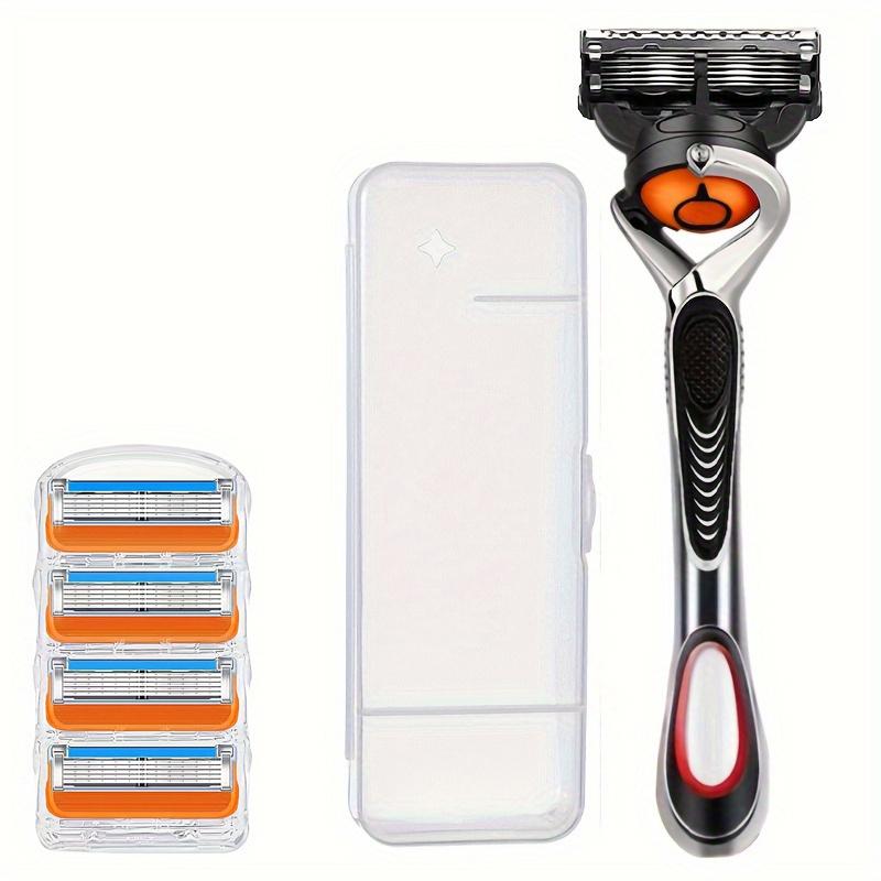 Ручная пятислойная бритва, винтажное лезвие для бороды для мужчин, держатель для бритвы на 5/6 лезвий Можно использовать в обращении