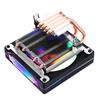 XUANFENG 120мм Вентилятор 4pin/PWM Горизонтальный кулер для процессора ПК 2/4 Тепловые трубки Воздушное охлаждение Совместимый LGA115x 2011 1200 1700 i3 i5 E5 X99 AM4