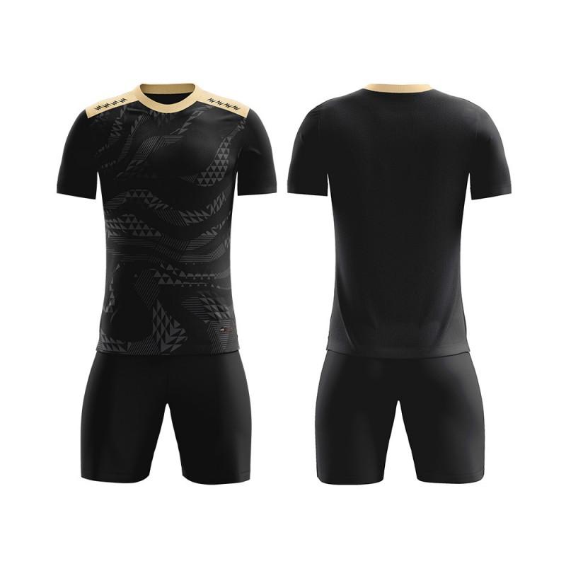 Men Women Kids Quick Dry Soccer Jersey Set Training Match Uniform Narrow Shoulder Sportswear