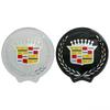 Для Cadillac ATS BLS CTS CT4 SLS SRX STS XT4 Escalade Deville DTS 6.2X6.5CM ABS Боковая наклейка на крыло автомобиля Эмблема на задний багажник