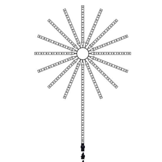 Светодиодная лента RGB с поддержкой Wi-Fi и Bluetooth, интеллектуальная светодиодная подсветка, синхронизация музыки, дистанционное управление, рождественские украшения, огни