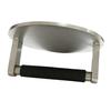 5.9 Inch Heavy-Duty 304 Stainless Steel Burger Smasher Rubber-Covered Sheet Metal Tool for Efficient Fast Food Preparation