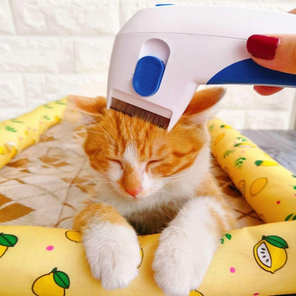 Эффективное средство для удаления вшей, мелкое удаление клещей, электрические гребни от блох для чистки и ухода