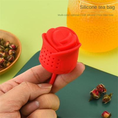 Многоразовое ситечко для чая Подвесной дизайн Экономия места Съемный дизайн Многоцветный дополнительный Креативный кухонный фильтр для чая