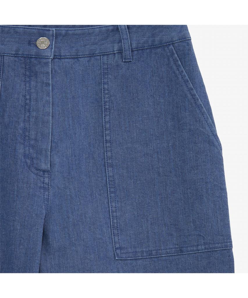 LACOSTE Женские Прямые Джинсовые Укороченные Брюки Hf571E-55N 36L