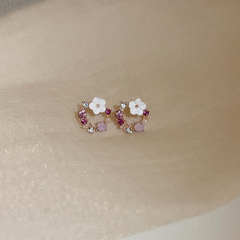 Серьги 'Сладкая вишня' для женщин, серьги-гвоздики в виде красной вишни, милые серьги для девочки, простые, изысканная версия, роскошный дизайнерский циркон