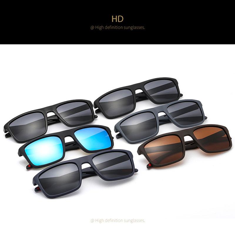 Shades Polarized UV400 Sport Unisex Men Women Sunglasses Square Sun Glasses Vintage High Quality